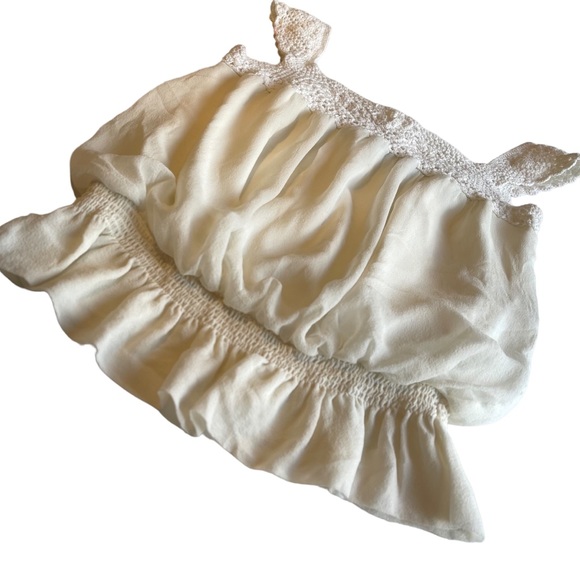 GUESS by Marciano’ Sleeveless Blouse w/ Crochet Straps - Picture 2 of 9